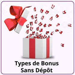 types bonus sans depot